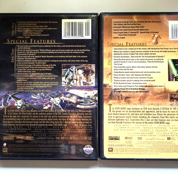 Star Wars Episode II Attack of the Clones and Star Wars Episode III - Picture 3 of 7